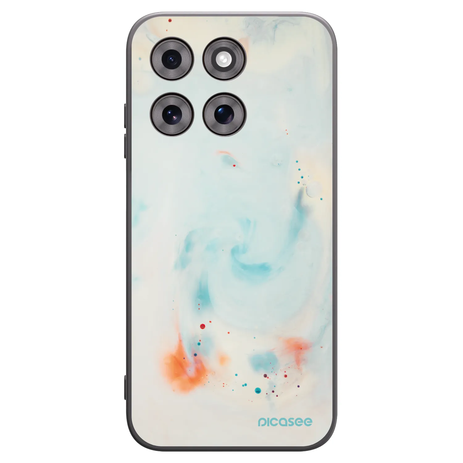 Picasee husă neagră din silicon pentru Motorola Moto G77 - Splash