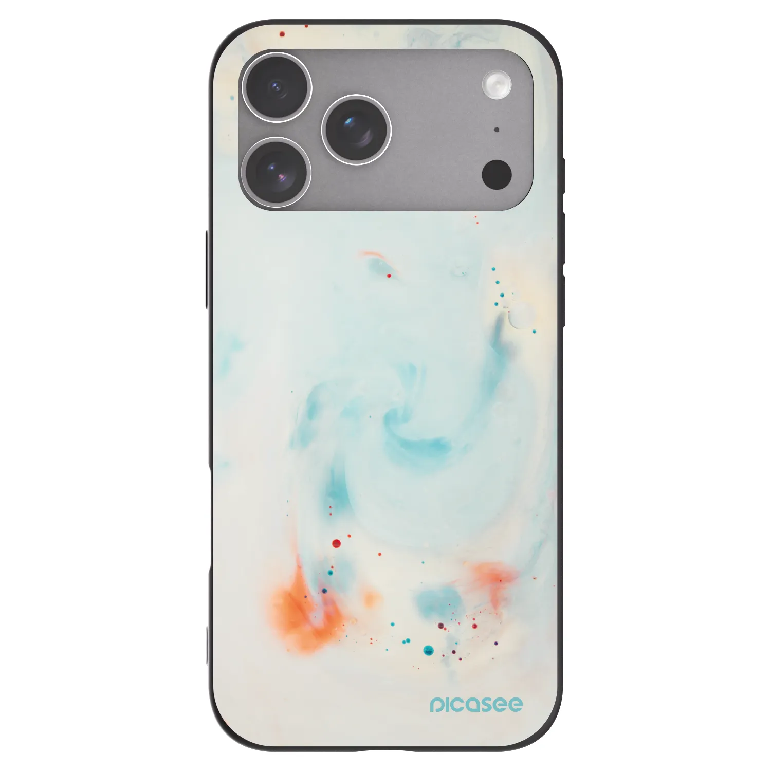 Picasee husă neagră din silicon pentru Apple iPhone 18 Pro Max - Splash