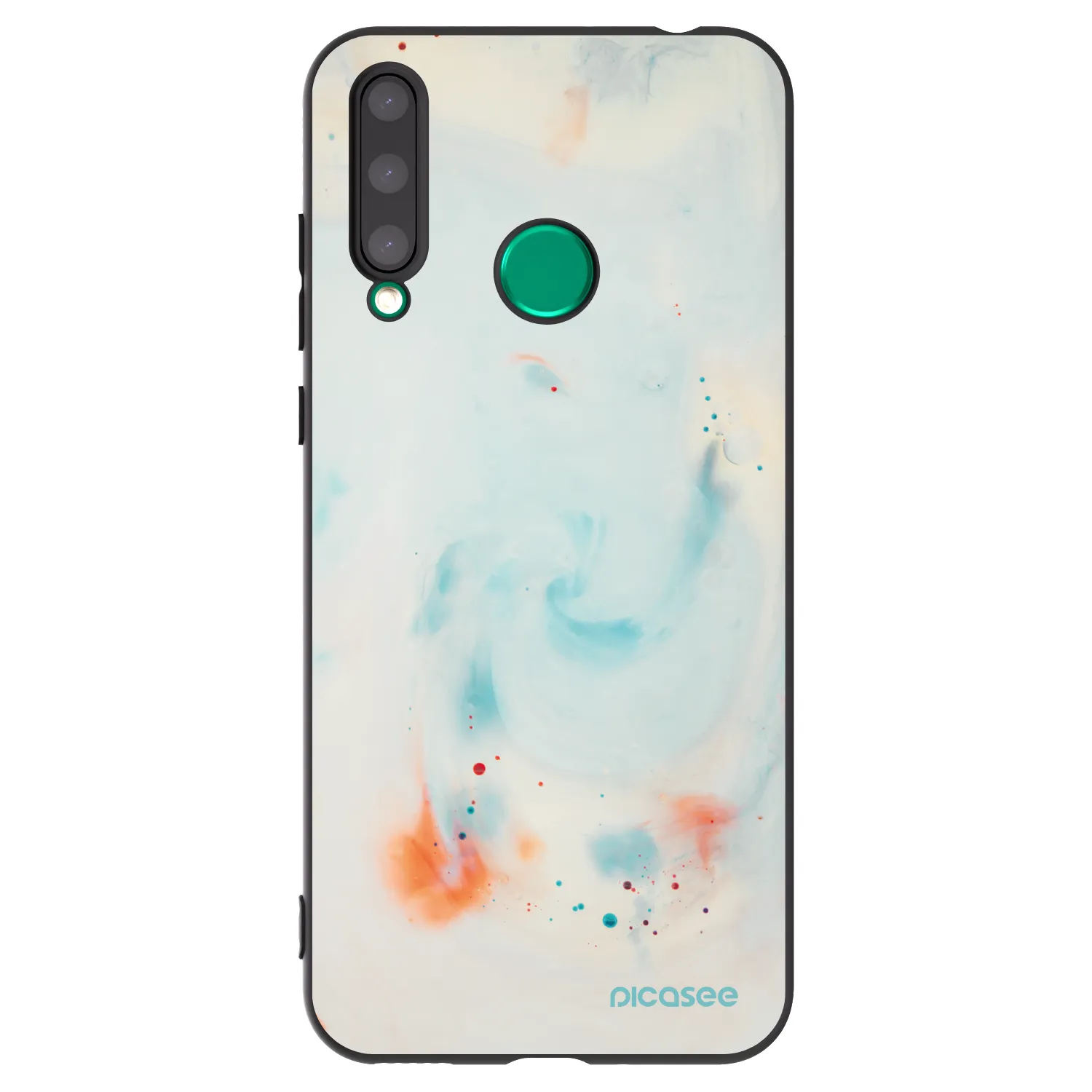 Picasee husă neagră din silicon pentru Honor 20 Lite - Splash