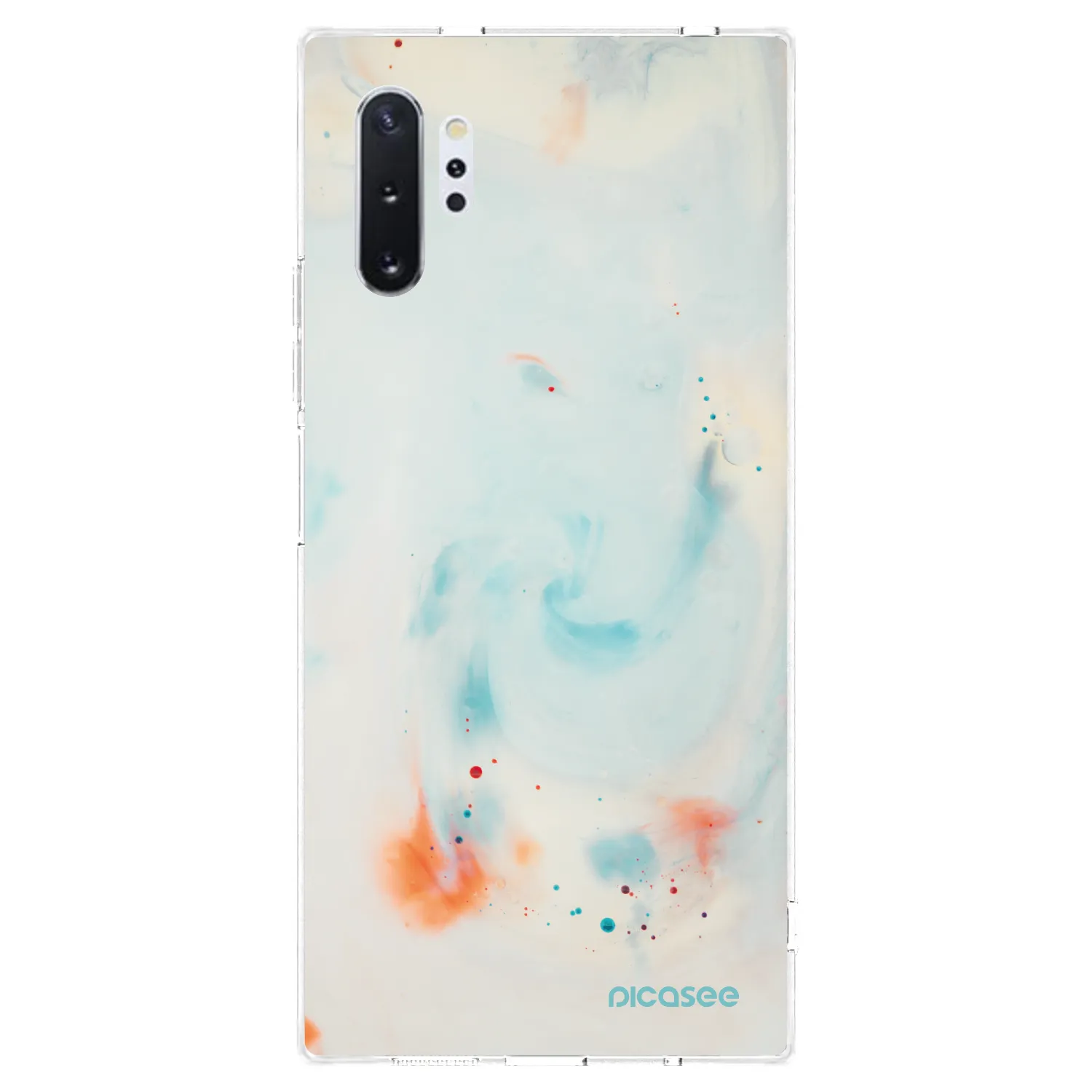 Picasee husă transparentă din silicon pentru Samsung Galaxy Note 10+ N975F - Splash