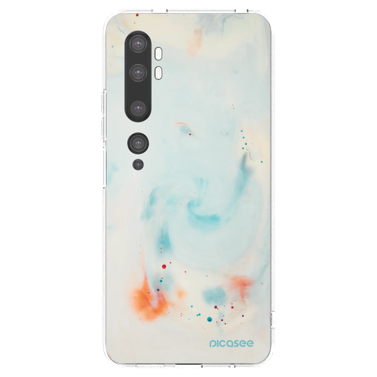 Picasee husă transparentă din silicon pentru Xiaomi Mi Note 10 (Pro) - Splash