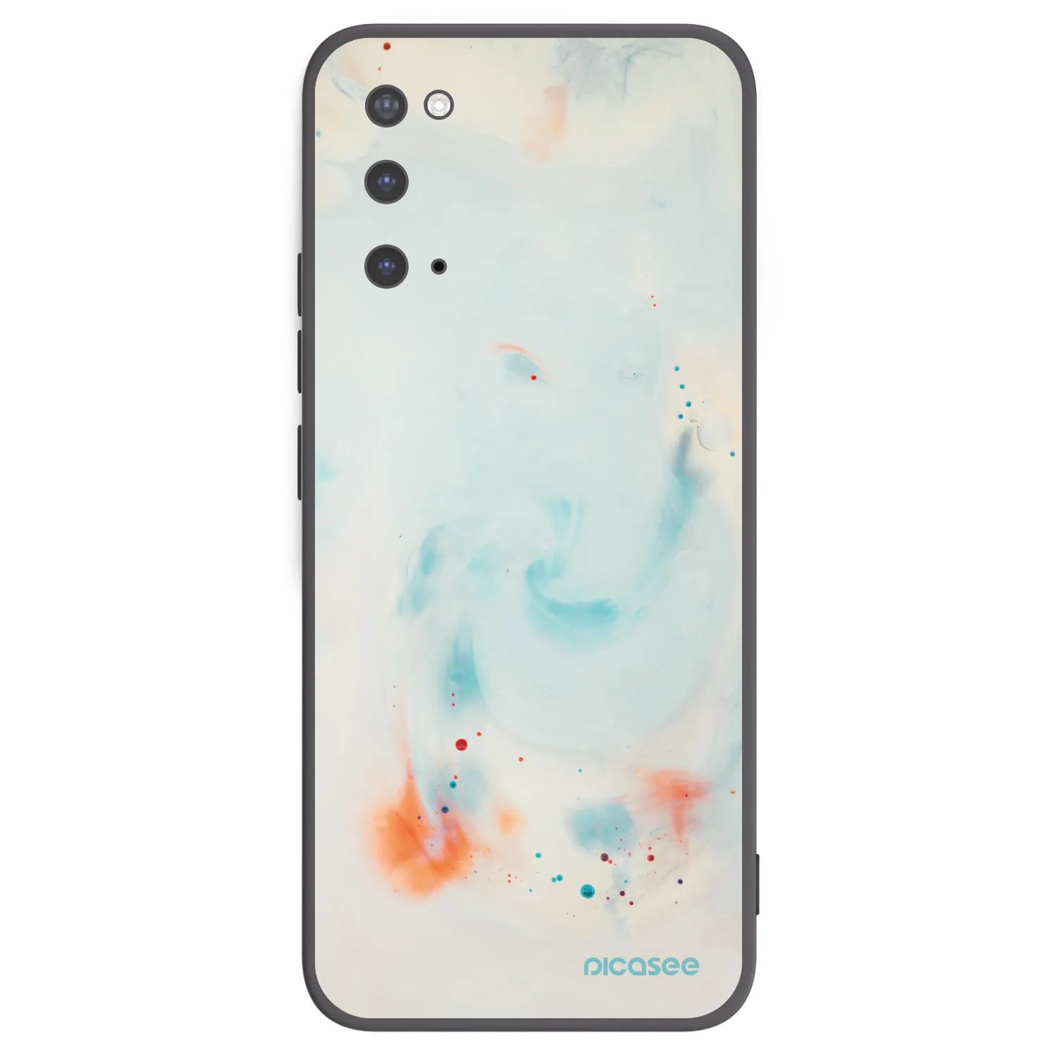 Picasee husă neagră din silicon pentru Samsung Galaxy S20 G980F - Splash