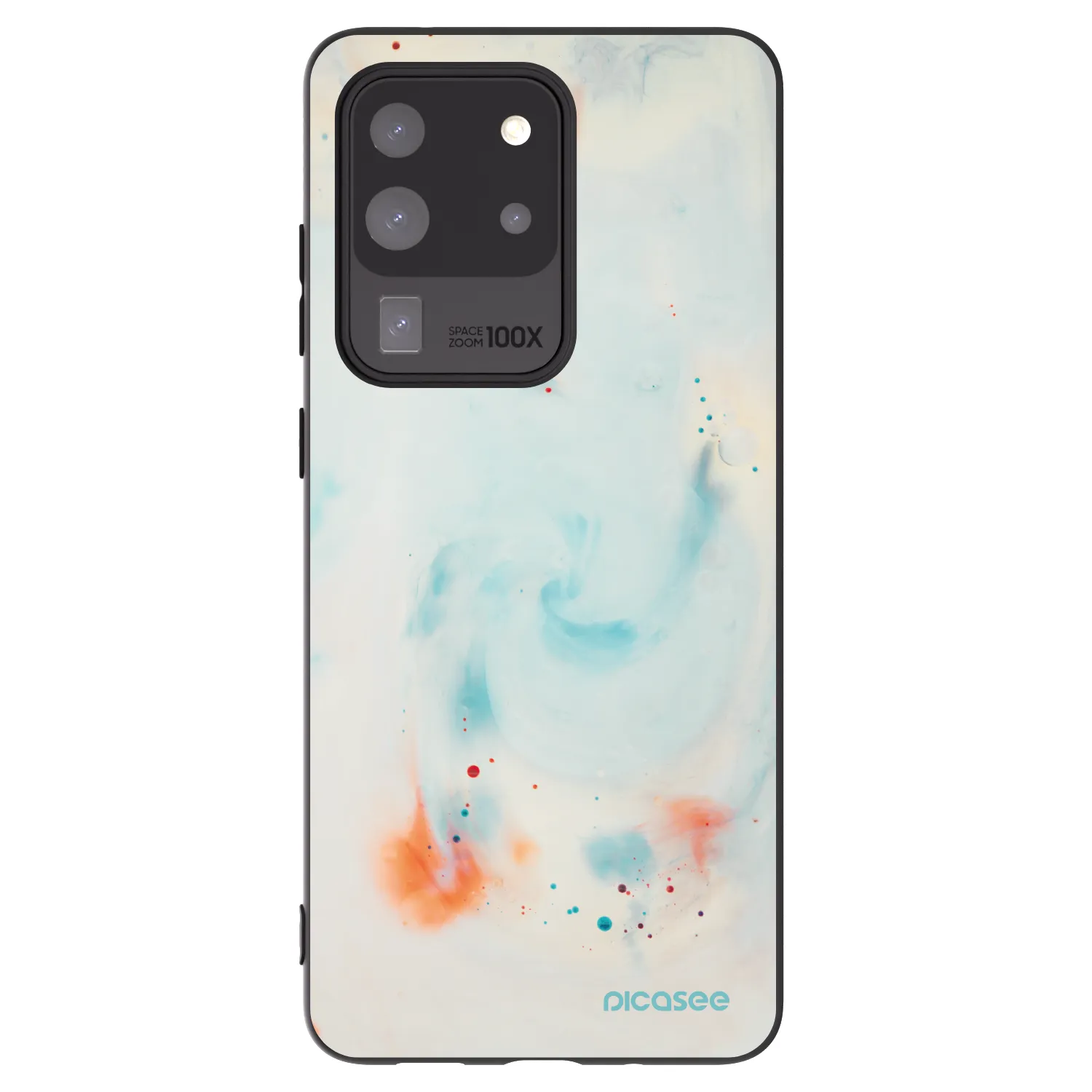 Picasee husă neagră din silicon pentru Samsung Galaxy S20 Ultra 5G G988F - Splash