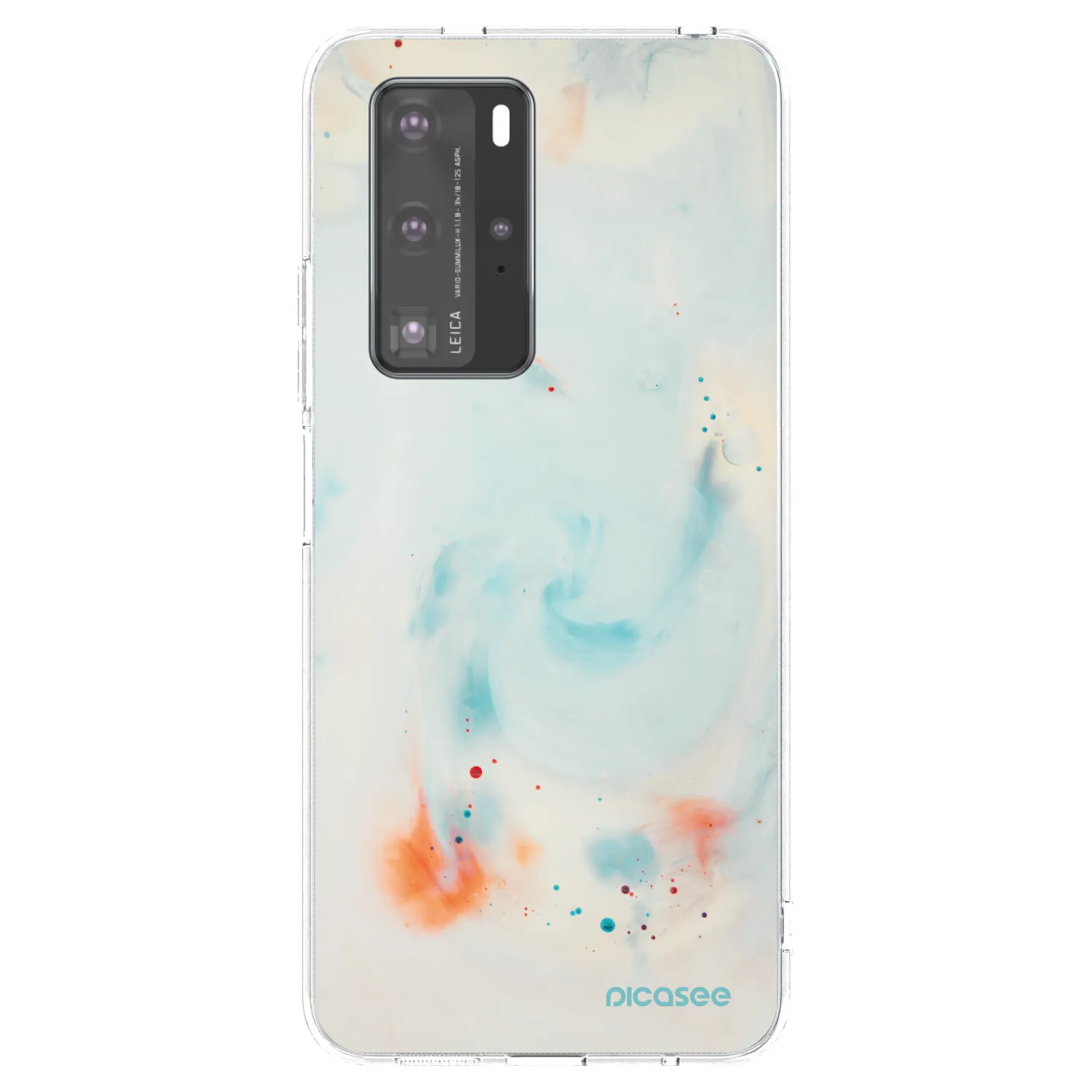 Picasee husă transparentă din silicon pentru Huawei P40 Pro - Splash