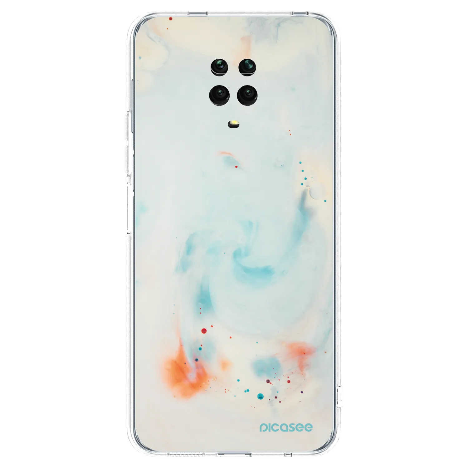 Picasee husă transparentă din silicon pentru Xiaomi Redmi Note 9 Pro - Splash