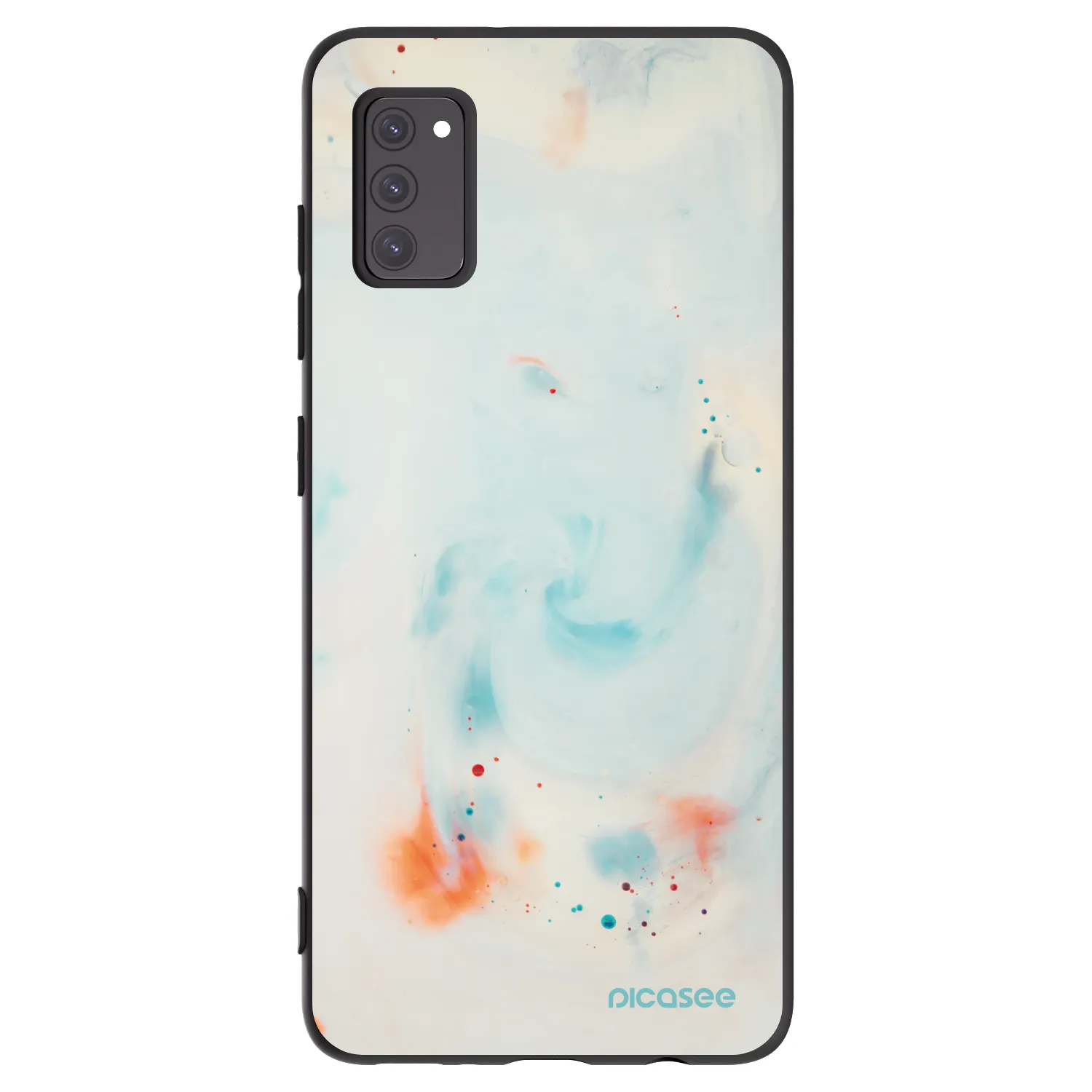 Picasee husă neagră din silicon pentru Samsung Galaxy A41 A415F - Splash