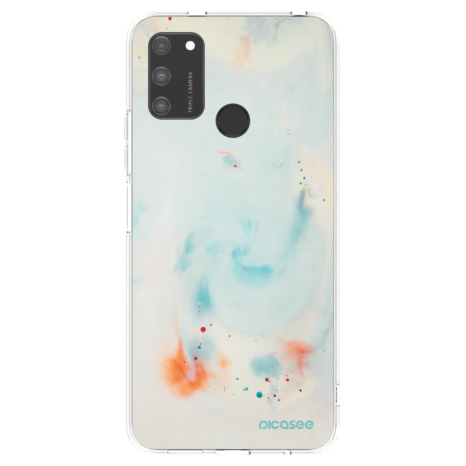 Picasee husă transparentă din silicon pentru Honor 9A - Splash