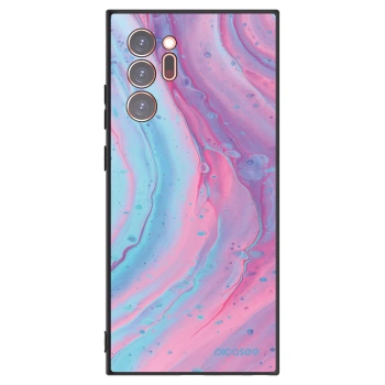 Picasee husă neagră din silicon pentru Samsung Galaxy Note 20 Ultra - Pink liquid