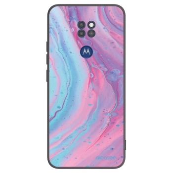 Husă pentru Motorola Moto G9 Play - Pink liquid