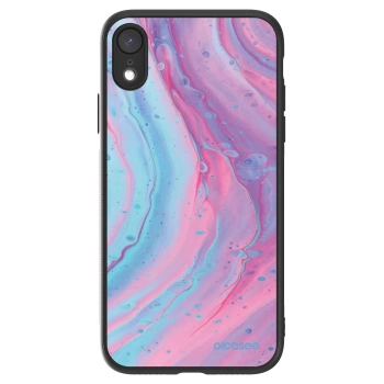 Picasee ULTIMATE CASE pentru Apple iPhone XR - Pink liquid