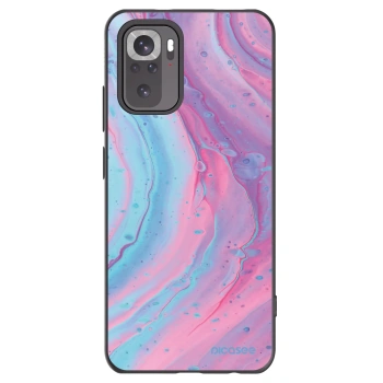 Picasee husă neagră din silicon pentru Xiaomi Redmi Note 11S 4G - Pink liquid