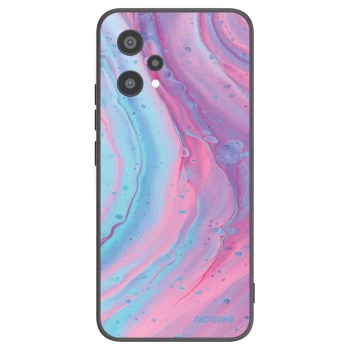 Picasee husă neagră din silicon pentru Realme 9 Pro 5G - Pink liquid