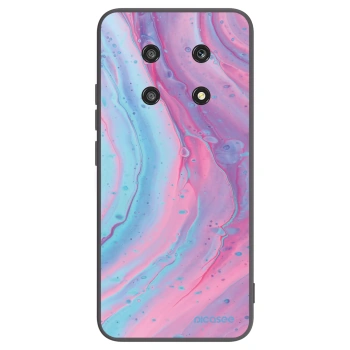 Picasee husă neagră din silicon pentru Honor Magic4 Lite 5G - Pink liquid