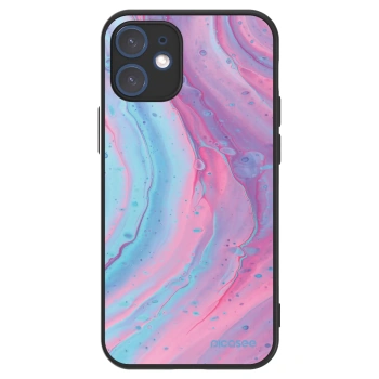 Picasee ULTIMATE CASE MagSafe pentru Apple iPhone 12 mini - Pink liquid