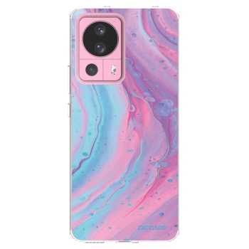 Picasee husă transparentă din silicon pentru Xiaomi 13 Lite - Pink liquid