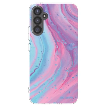 Picasee husă transparentă din silicon pentru Samsung Galaxy A34 5G A346B - Pink liquid