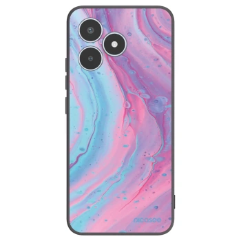Picasee husă neagră din silicon pentru Realme C53 - Pink liquid