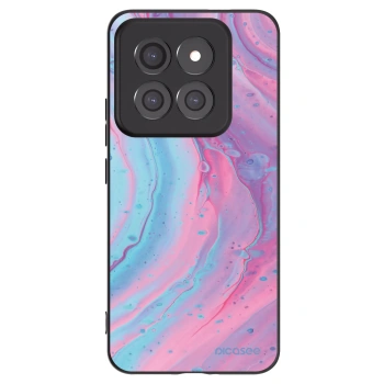 Picasee husă neagră din silicon pentru Xiaomi 14 Pro - Pink liquid