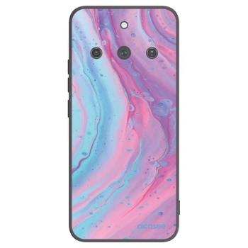 Picasee husă neagră din silicon pentru Realme 11 Pro+ - Pink liquid