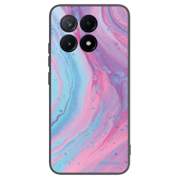 Picasee husă neagră din silicon pentru Xiaomi Poco X6 Pro - Pink liquid
