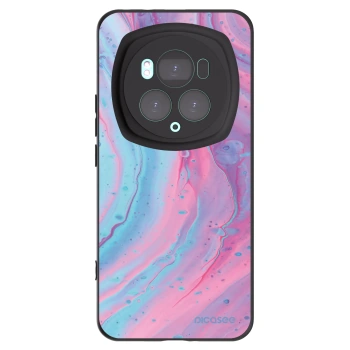 Picasee husă neagră din silicon pentru Honor Magic6 Pro - Pink liquid