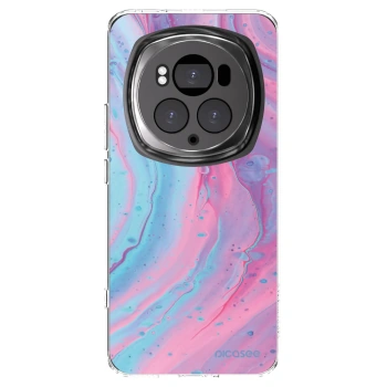 Picasee husă transparentă din silicon pentru Honor Magic6 Pro - Pink liquid