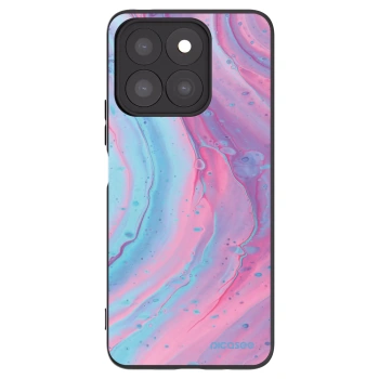 Picasee husă neagră din silicon pentru Honor X8b - Pink liquid
