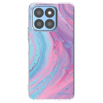 Picasee husă transparentă din silicon pentru Honor X8b - Pink liquid