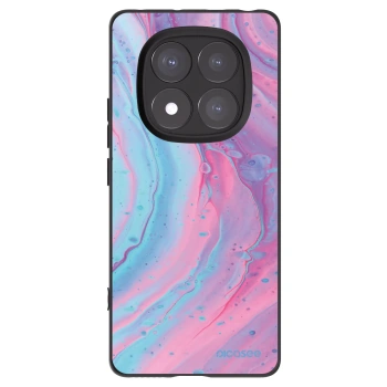 Picasee husă neagră din silicon pentru Xiaomi Redmi Note 14 Pro+ 5G - Pink liquid