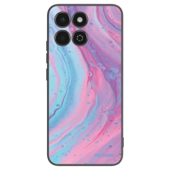 Picasee husă neagră din silicon pentru Honor 200 Smart 5G - Pink liquid