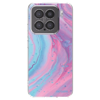 Picasee husă transparentă din silicon pentru Xiaomi 15 - Pink liquid