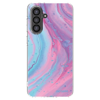 Picasee husă transparentă din silicon pentru Samsung Galaxy A36 5G - Pink liquid