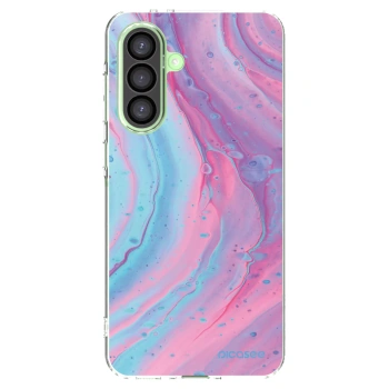 Picasee husă transparentă din silicon pentru Samsung Galaxy A26 5G A266B - Pink liquid