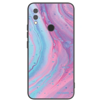 Picasee husă neagră din silicon pentru Xiaomi Redmi Note 7 - Pink liquid