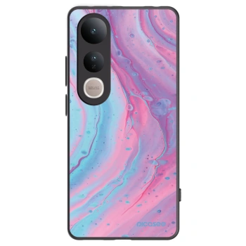 Picasee husă neagră din silicon pentru Vivo V50 Lite 5G - Pink liquid