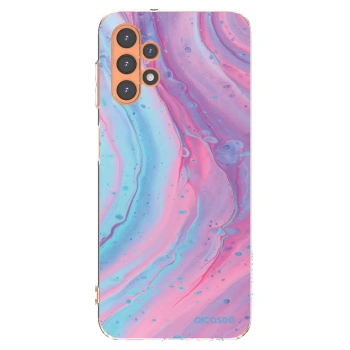 Picasee husă transparentă din silicon pentru Samsung Galaxy A13 5G - Pink liquid