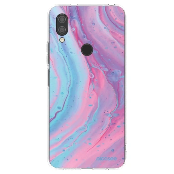 Picasee husă transparentă din silicon pentru Xiaomi Redmi 7 - Pink liquid