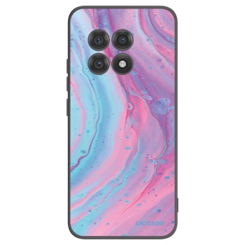 Picasee husă neagră din silicon pentru OnePlus 13R 5G - Pink liquid