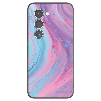 Picasee husă neagră din silicon pentru Xiaomi Redmi 15 5G - Pink liquid