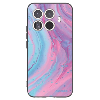 Picasee husă neagră din silicon pentru Xiaomi 15T Pro - Pink liquid