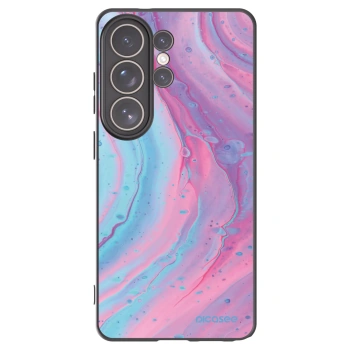 Picasee husă neagră din silicon pentru Samsung Galaxy S26 Ultra - Pink liquid