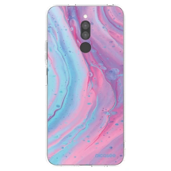Picasee husă transparentă din silicon pentru Xiaomi Redmi 8 - Pink liquid