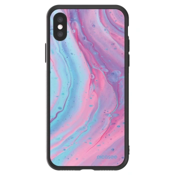 Picasee ULTIMATE CASE pentru Apple iPhone X/XS - Pink liquid