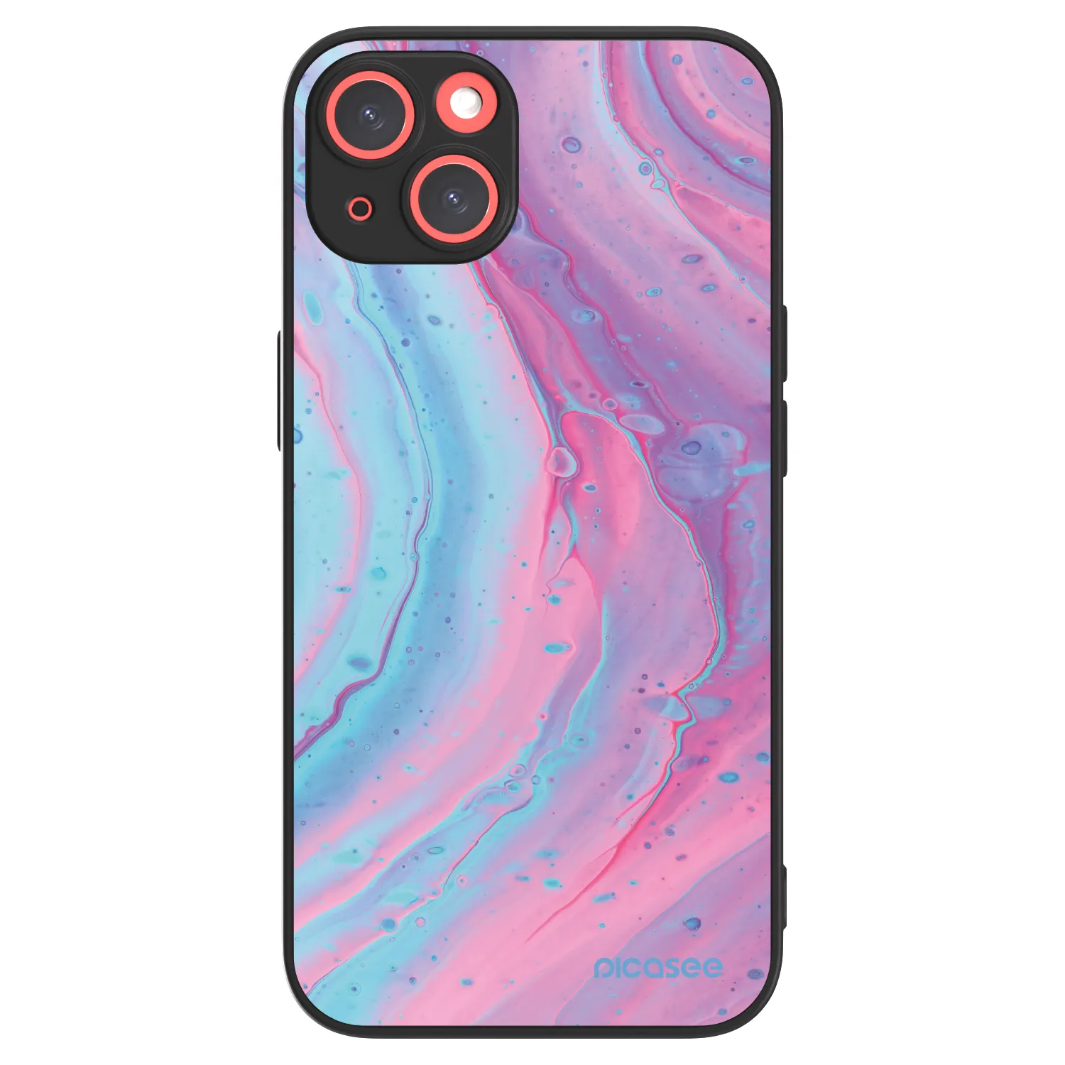 Picasee ULTIMATE CASE pentru Apple iPhone 13 - Pink liquid