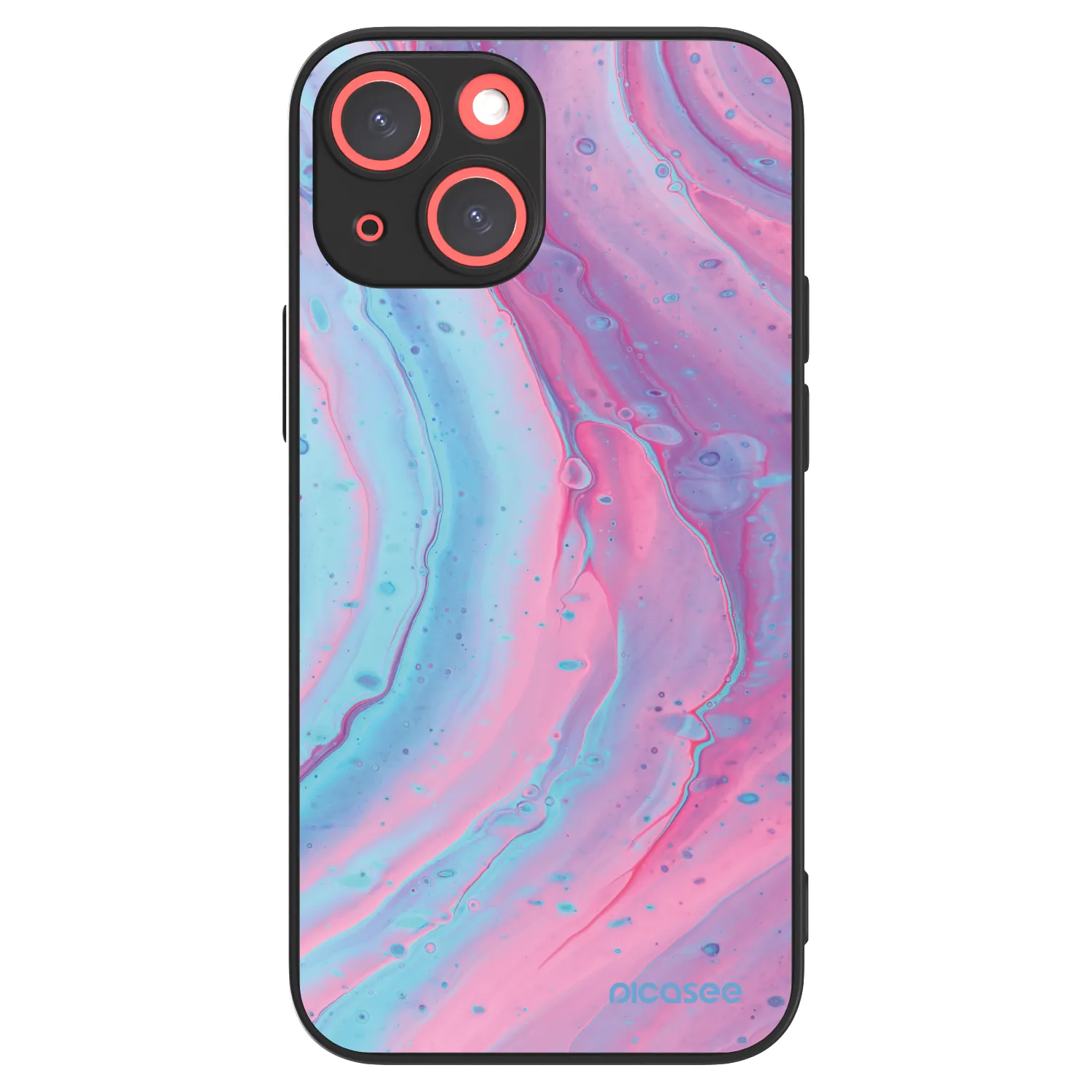 Picasee ULTIMATE CASE pentru Apple iPhone 13 mini - Pink liquid
