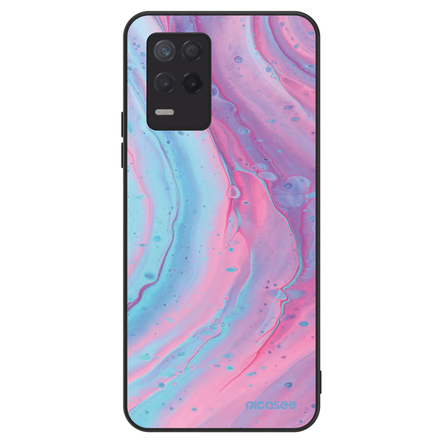 Picasee ULTIMATE CASE pentru Realme 8 5G - Pink liquid
