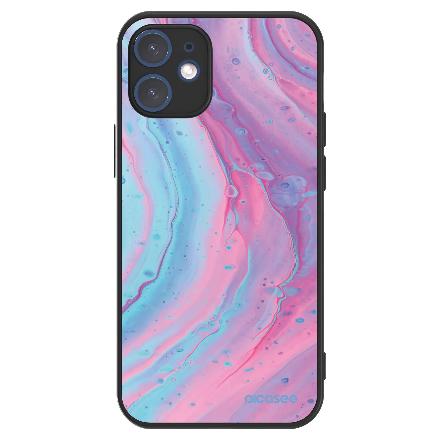 Picasee ULTIMATE CASE MagSafe pentru Apple iPhone 12 mini - Pink liquid