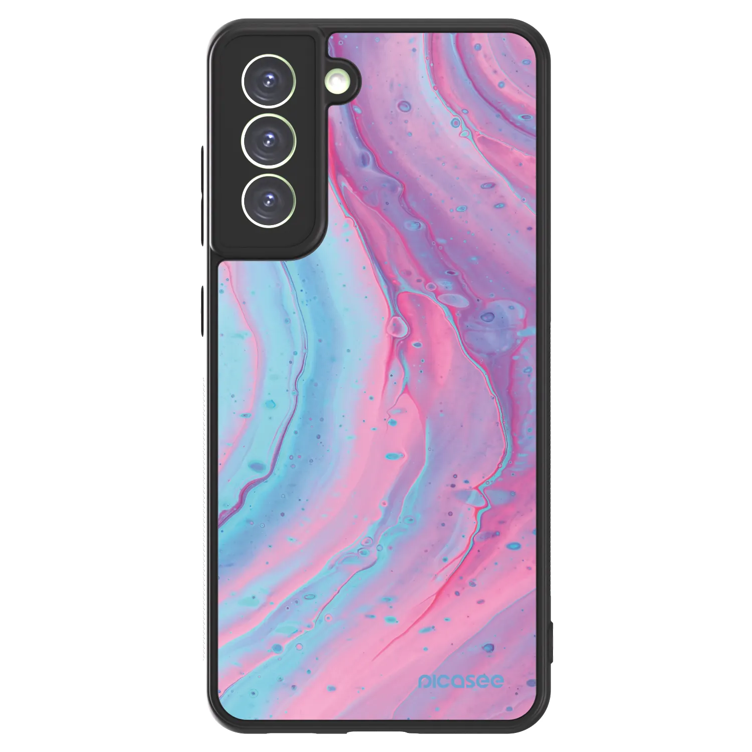 Picasee ULTIMATE CASE PowerShare pentru Samsung Galaxy S21 FE 5G - Pink liquid
