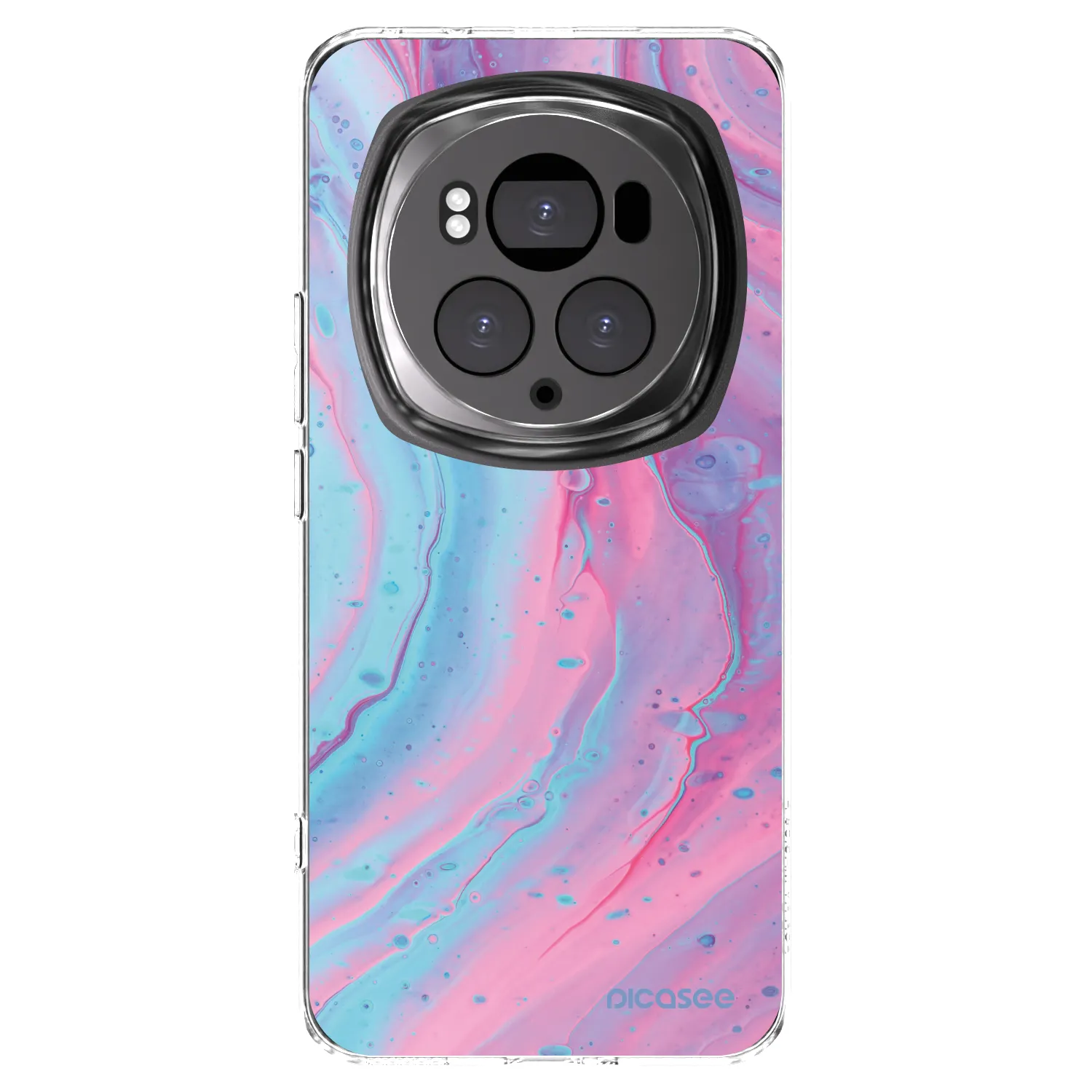 Picasee husă transparentă din silicon pentru Honor Magic6 Pro - Pink liquid