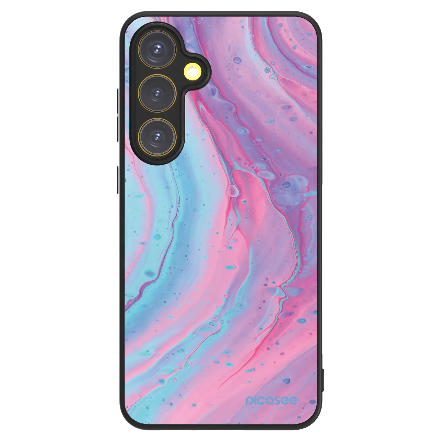 Picasee ULTIMATE CASE PowerShare pentru Samsung Galaxy S24 FE S721B - Pink liquid
